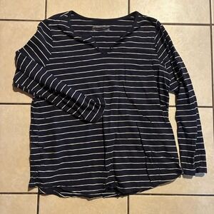 Eddie Bauer Women's XL Blue Long Sleeve T-Shirt Casual